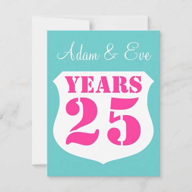 Cartes d'invitation pour fête d'anniversaire de ma (Devant)