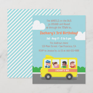 Cartes d'invitation pour fête d'anniversaire des e