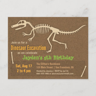 Cartes d'invitation pour fête d'anniversaire enfan