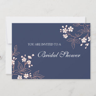 Cartes d'invitation pour la douche nuptiale de Cor