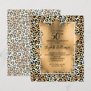 Cartes d'invitation pour la fête d'anniversaire de