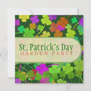 Cartes d'invitation pour la fête de la Saint-Patri