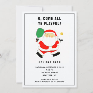 Cartes d'invitation pour la fête de Noël de pickle