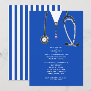 Cartes d'invitation pour la fête de remise de dipl