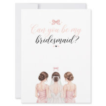 Cartes d'invitation pour la future mariée - demand