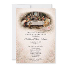 Cartes d'invitation pour la Première Communion de 