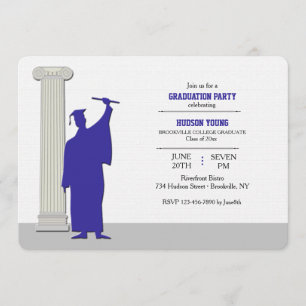 Cartes d'invitation pour la remise des diplômes