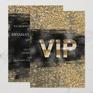 Cartes d'invitation pour la soirée VIP du Gold & B