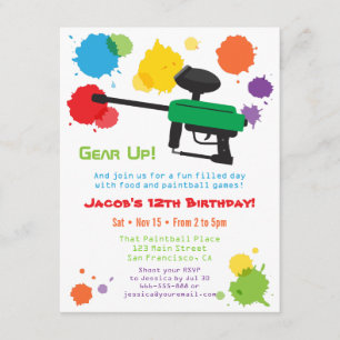 Cartes d'invitation pour l'anniversaire des enfant