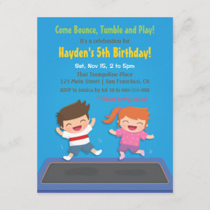 Cartes d'invitation pour l'anniversaire des enfant