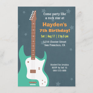 Cartes d'invitation pour l'anniversaire des garçon