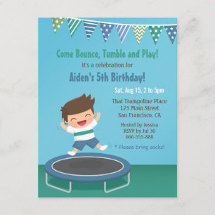 Cartes d'invitation pour l'anniversaire d'un garço