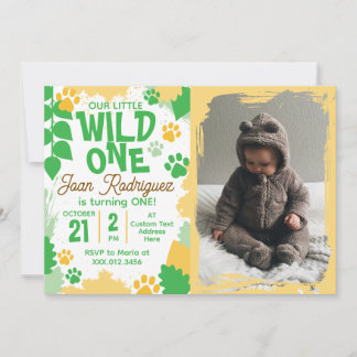 Cartes d'invitation pour le 1er anniversaire de Sa