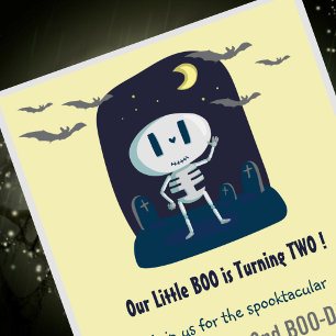 Cartes d'invitation pour le 2ème anniversaire Hall