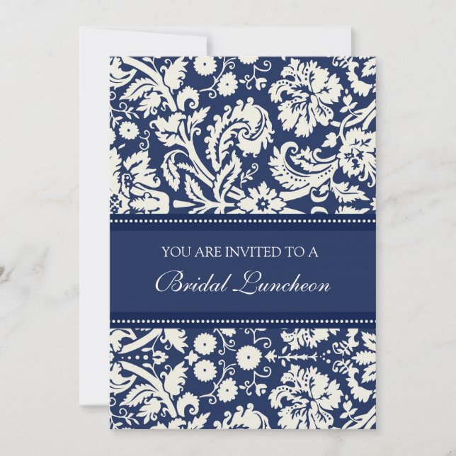 Cartes d'invitation pour le déjeuner de la mariée  (Devant)