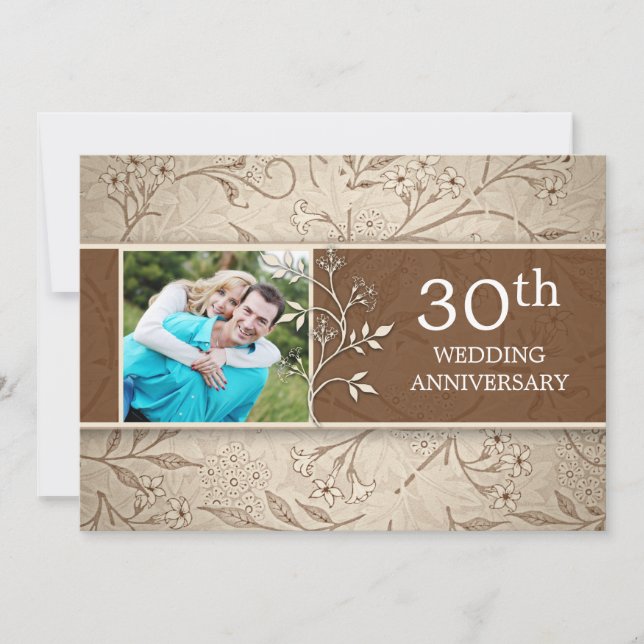 Cartes d'invitation pour les photos du 30e anniver (Devant)