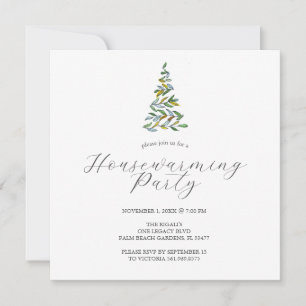 Cartes d'invitation pour pendaison de crémaillère 