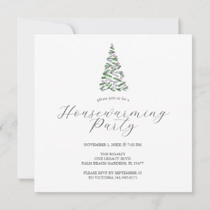 Cartes d'invitation pour pendaison de crémaillère 