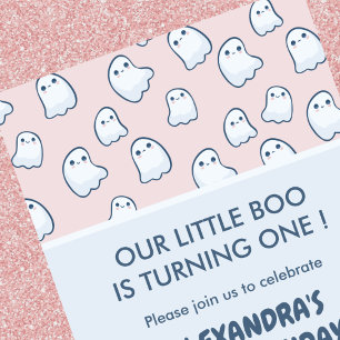 Cartes d'invitation pour un 1er anniversaire Hallo