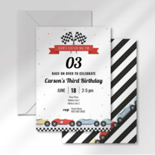 Cartes d'invitation pour un premier tour de piste