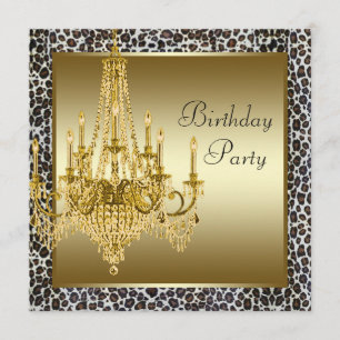 Cartes d'invitation pour une fête d'anniversaire a