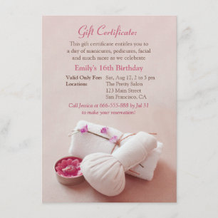 Cartes d'invitation pour une fête d'anniversaire a