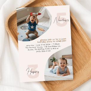 Cartes d'invitation pour une fête d'anniversaire à
