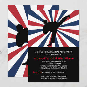 Cartes d'invitation pour une fête d'anniversaire d