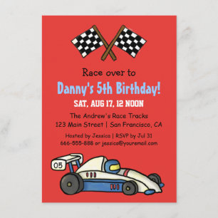 Cartes d'invitation pour une fête d'anniversaire d
