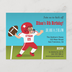 Cartes d'invitation pour une fête d'anniversaire d