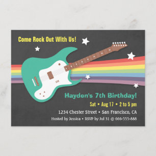 Cartes d'invitation pour une fête d'anniversaire d