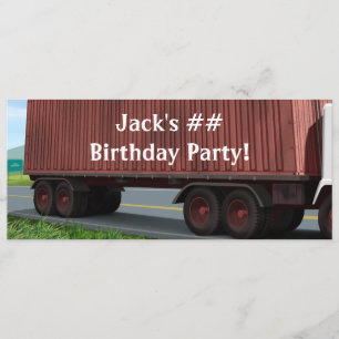 Cartes d'invitation pour une fête d'anniversaire d
