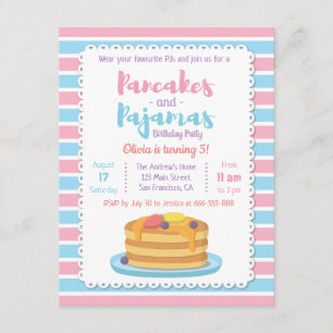Cartes d'invitation pour une fête d'anniversaire P