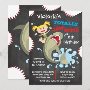 Cartes d'invitation pour une fête d'anniversaire p