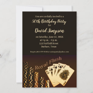 Cartes d'invitation pour une fête d'anniversaire s