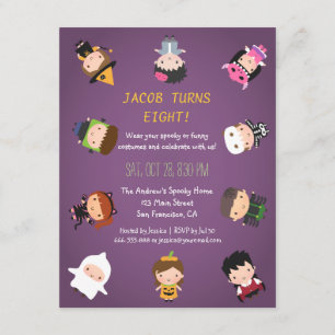 Cartes d'invitation pour une fête d'anniversaire s