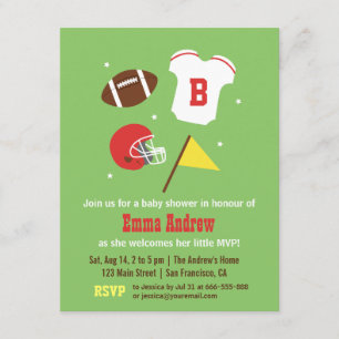 Cartes d'invitation pour une fête de baby shower d