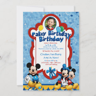 Cartes d'invitation pour une fête de naissance de