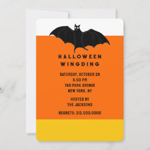 Cartes d'invitation pour une fête d'Halloween