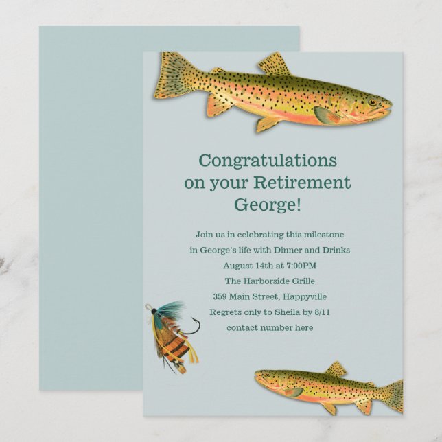 Cartes d'invitation pour une fête sur le thème de  (Devant / Derrière)