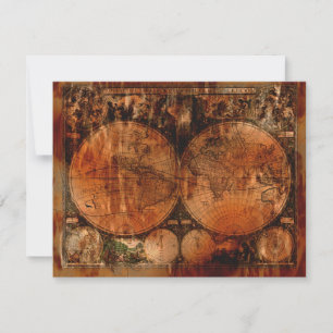 Cartes d'invitation Rustic Old World