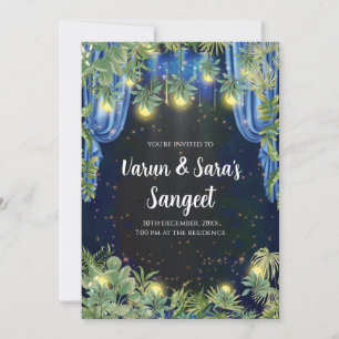 Cartes d'invitation Sangeet Invitations Sangeet nu