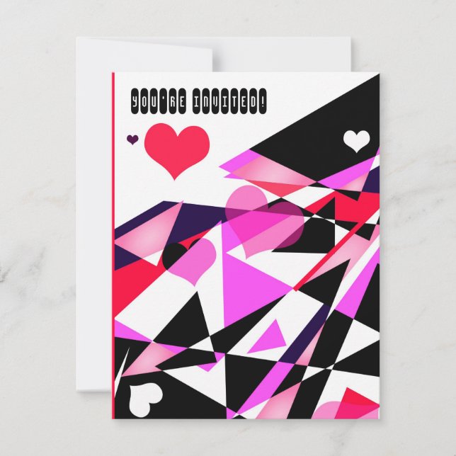 Cartes d'invitation Single Track to Love 1 (Devant)