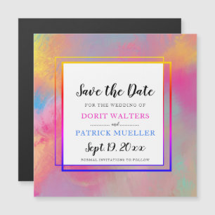 Cartes d'invitation Spring Color Save the Date var