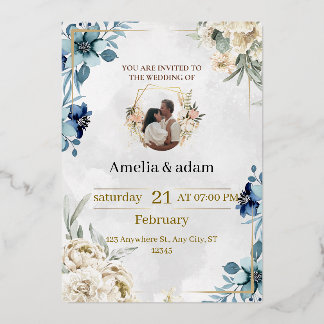 Cartes d'invitations de mariage