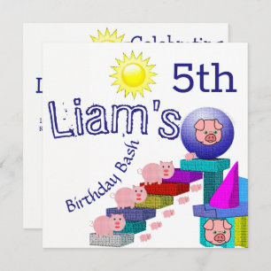 Cartes d'Ivitation du Mardi pour enfants