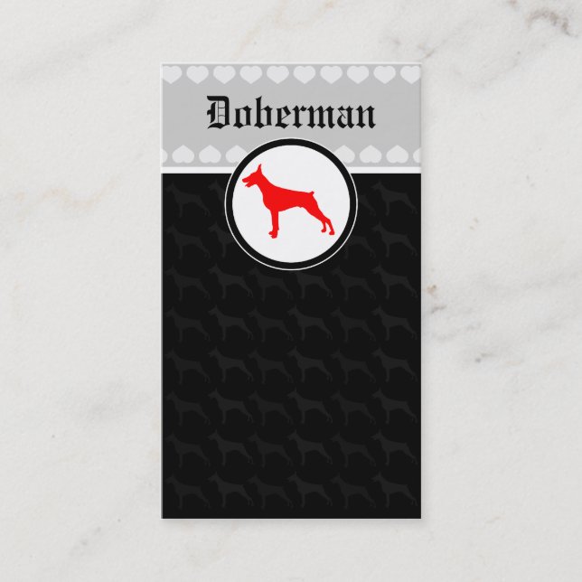 Cartes Doberman (Devant)