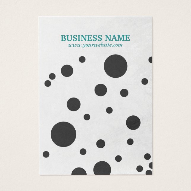 Cartes d'oreille des points aléatoires modernes (Devant)