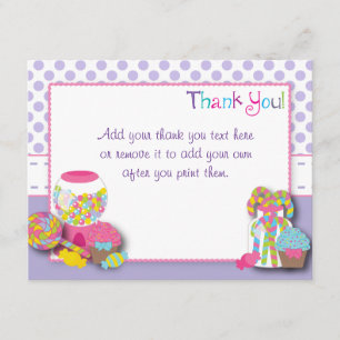 Cartes douces de Merci de célébration