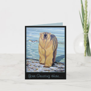 Cartes d'ours polaires Cartes d'art faunique perso